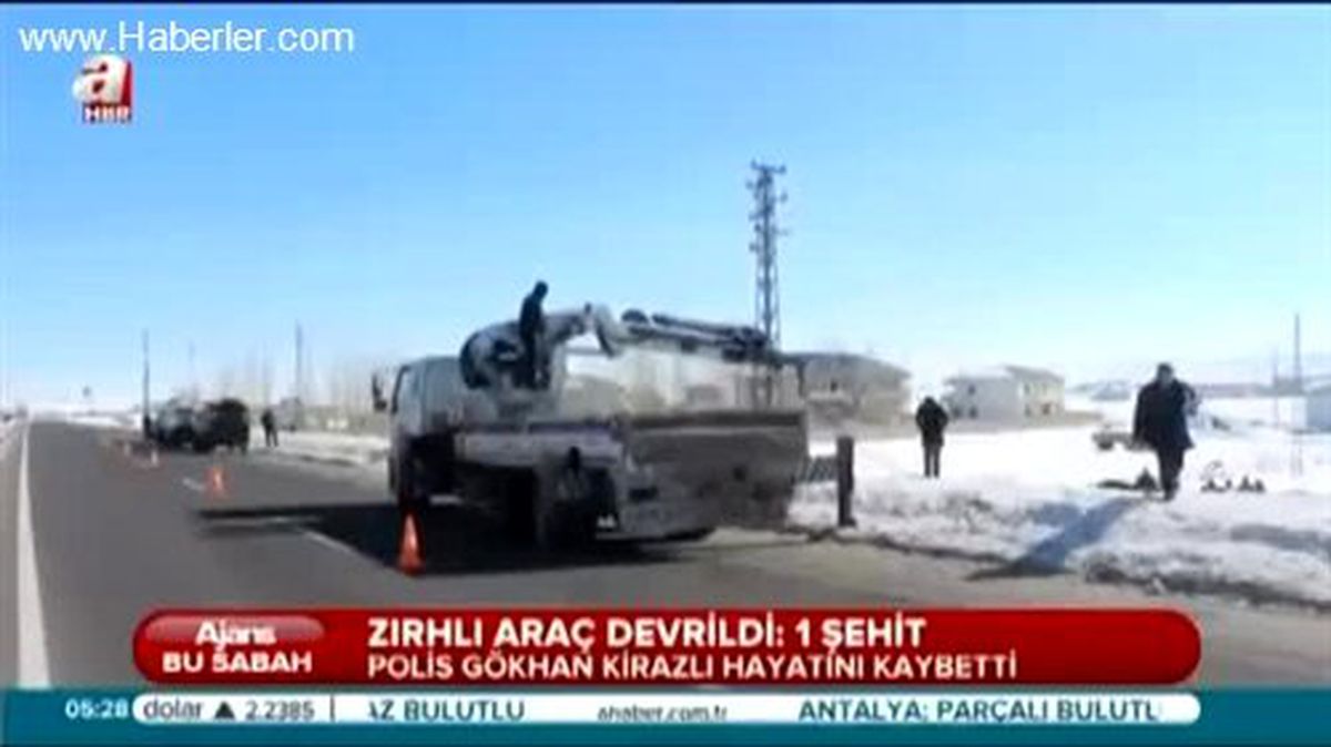 Zırhlı Araç Devrildi: 1 Şehit