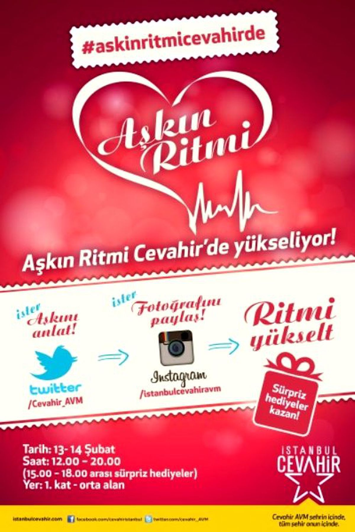 Aşkın Ritmi Cevahir AVM\'de Yükseliyor