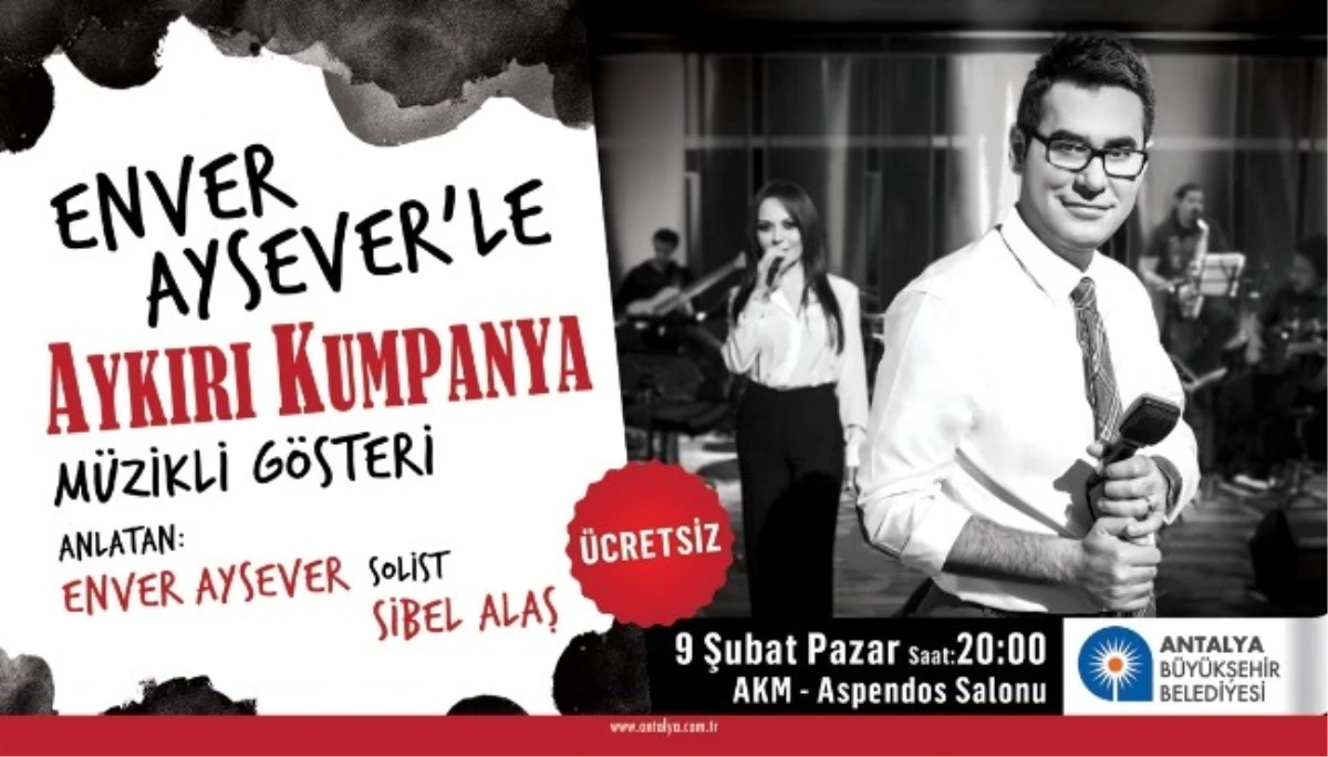 Büyükşehir Enver Aysever\'i Antalyalılarla Buluşturacak
