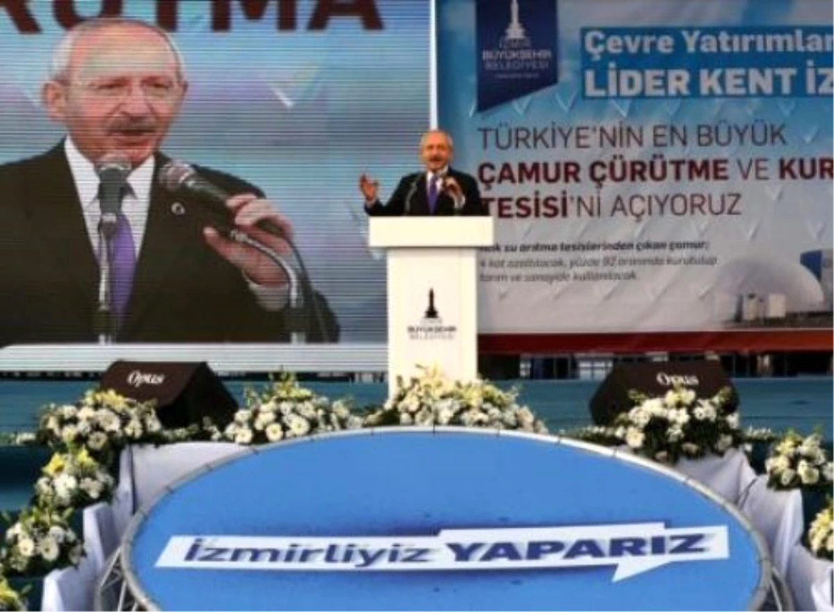 Kılıçdaroğlu İzmir\'de Belediyenin Çevre Yatırımını Açtı