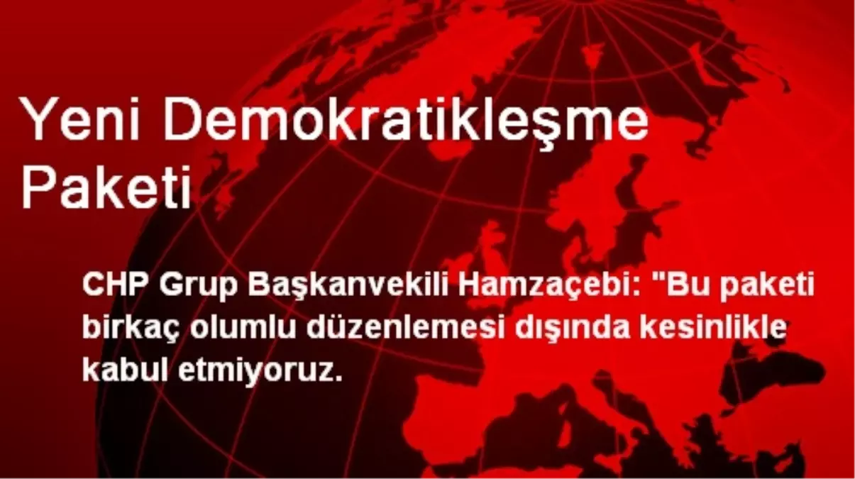 Yeni Demokratikleşme Paketi