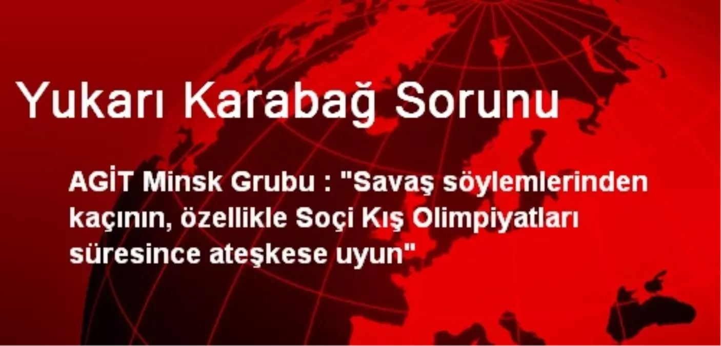 Yukarı Karabağ Sorunu