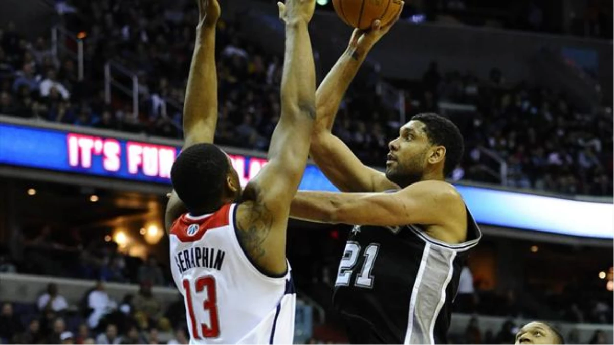 Spurs, Wizards\'ı İki Uzatmada Geçti