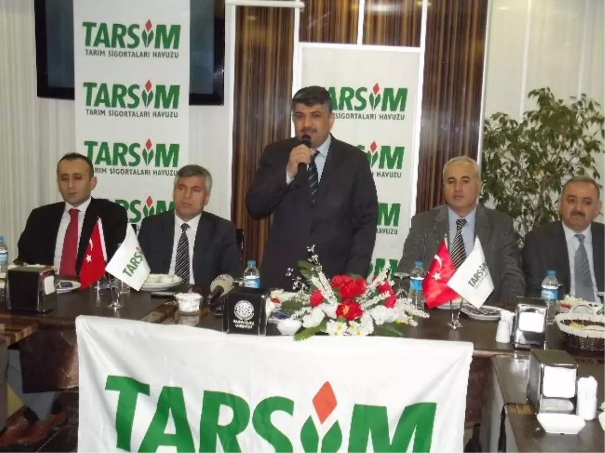 Tarsim Sigortası Bilgilendirnme Toplantısı Yapıldı
