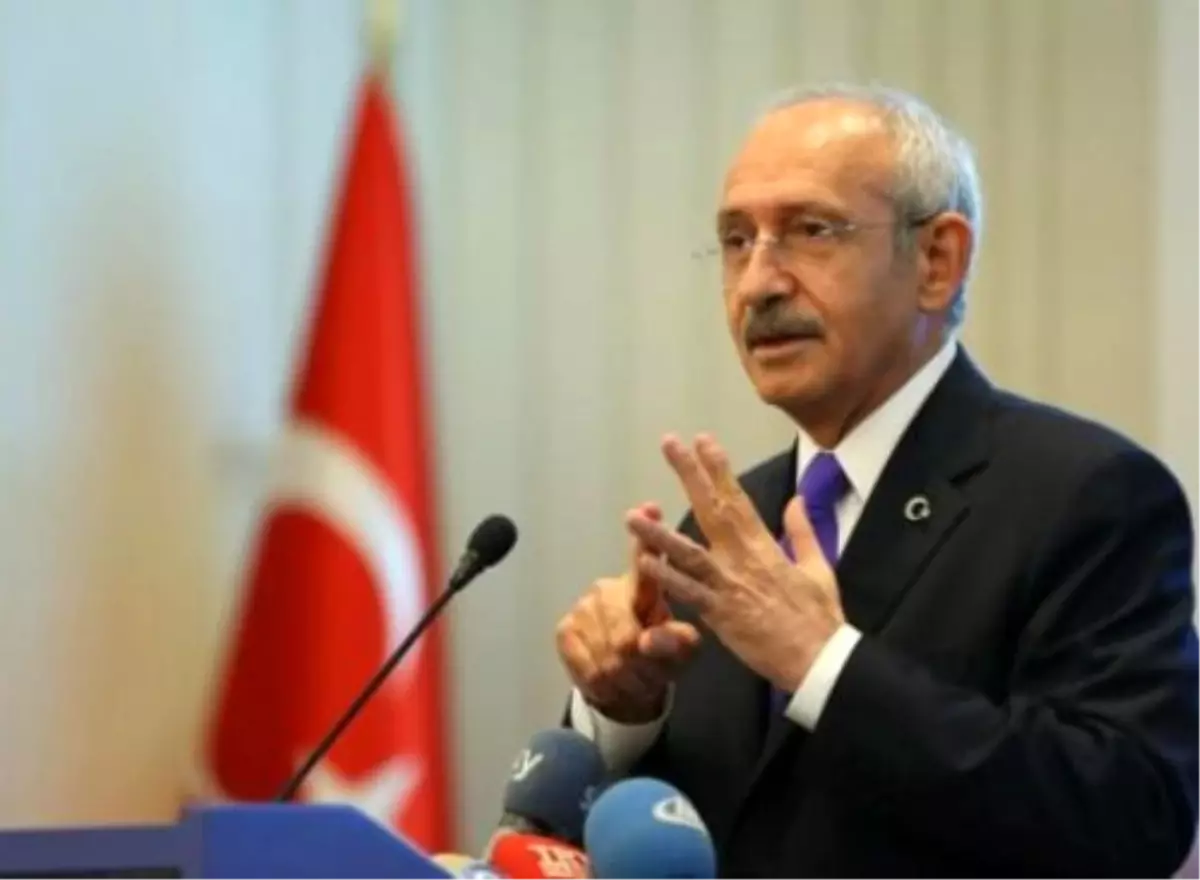 Kılıçdaroğlu: Başbakan Hala O Koltukta Oturuyorsa Yüzsüzlüğündendir