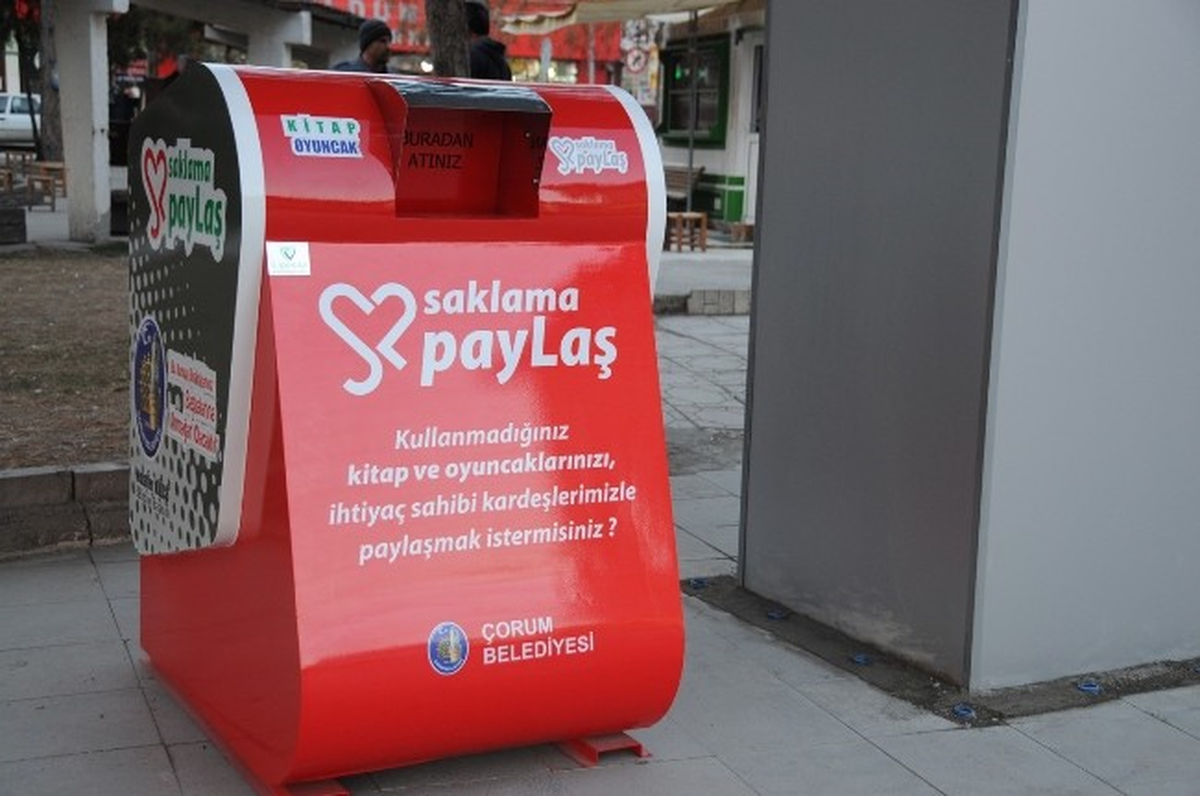 Çorum Belediyesi\'nden "Saklama Paylaş" Kampanyası