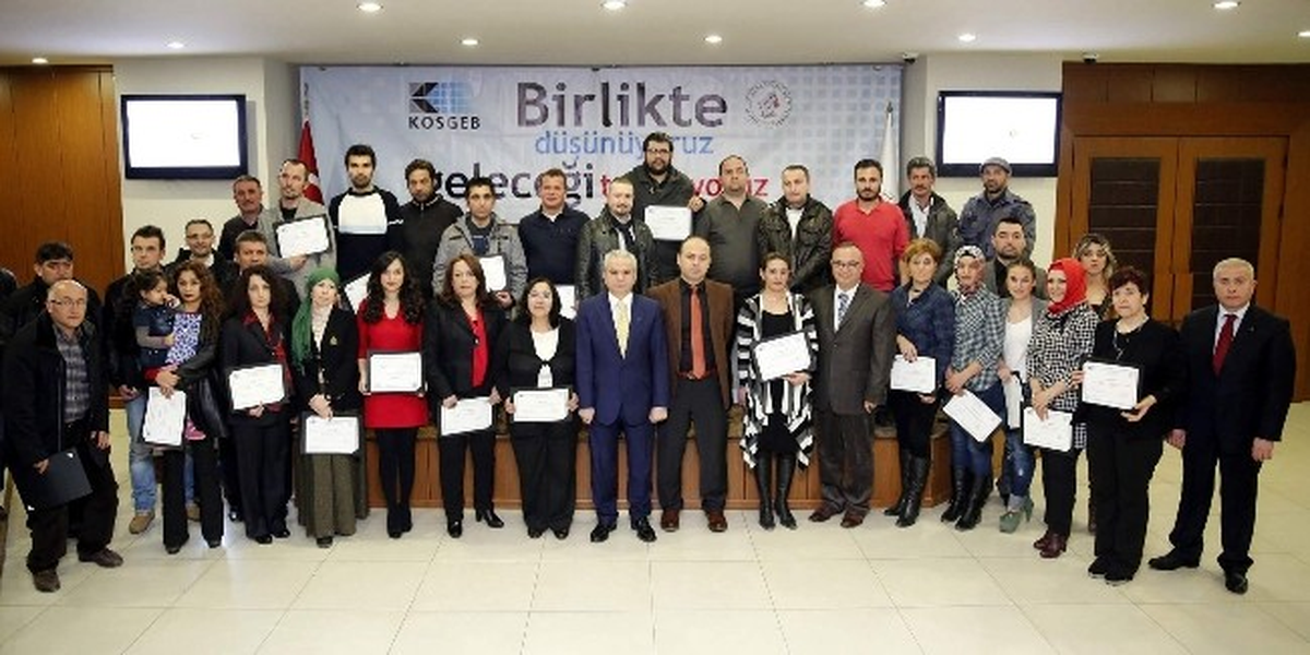 Eskişehir\'de Uygulamalı Girişimcilik Eğitimleri Sertifika Töreni