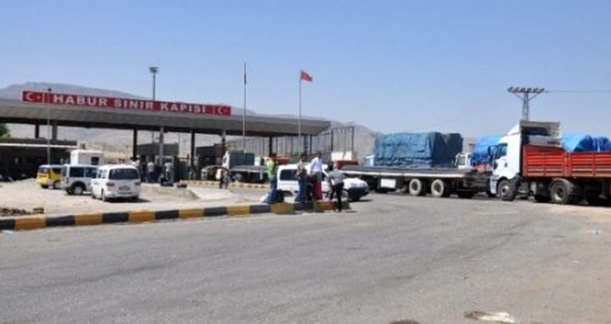 Habur Sınır Kapısı Araç Giriş Çıkışları
