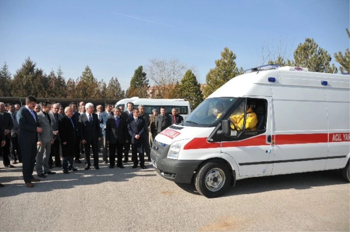 İl Özel İdaresi\'den Sağlık Müdürlüğüne Tam Donanımlı Ambulans