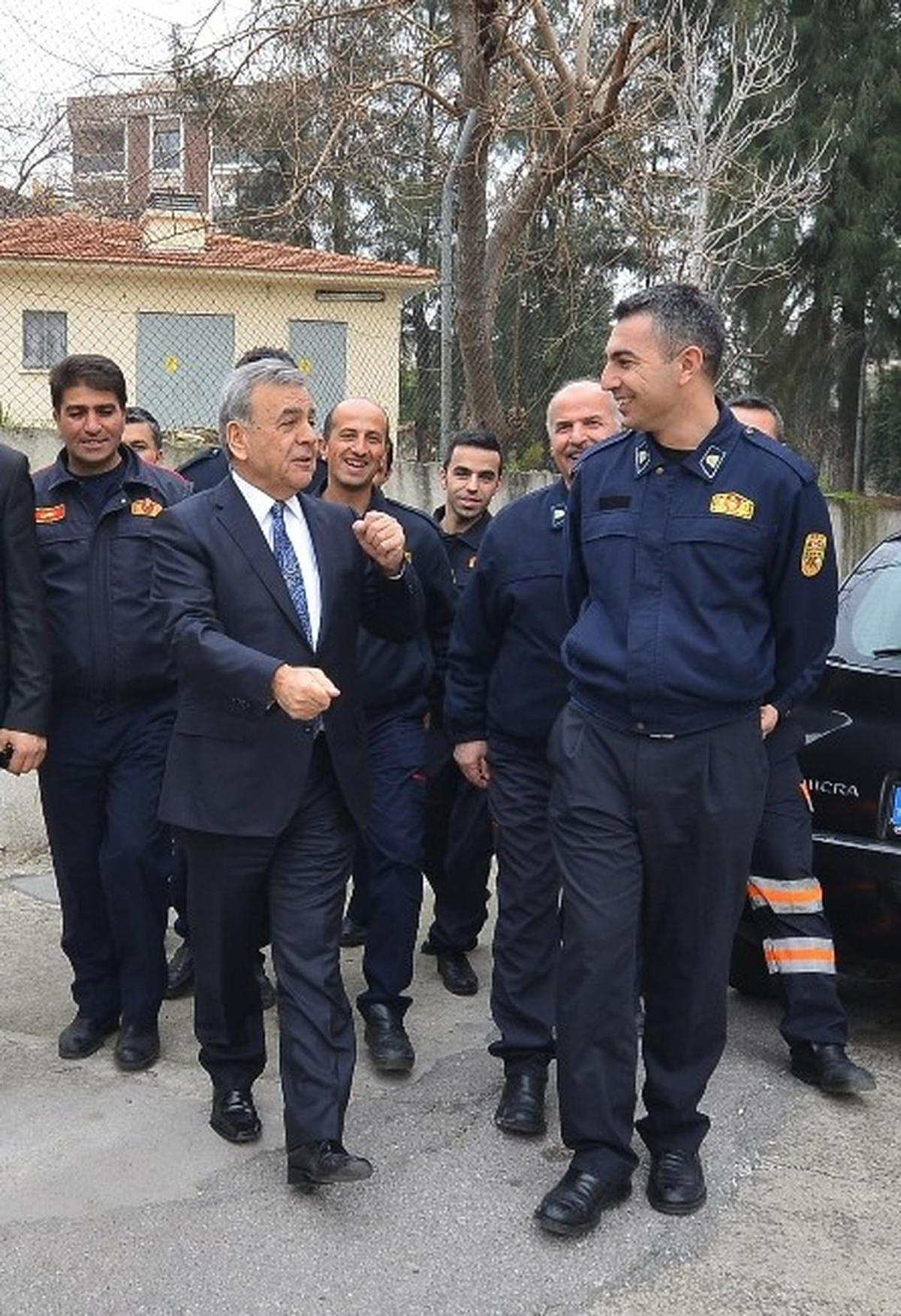 İtfayecilere Başkan Sürprizi