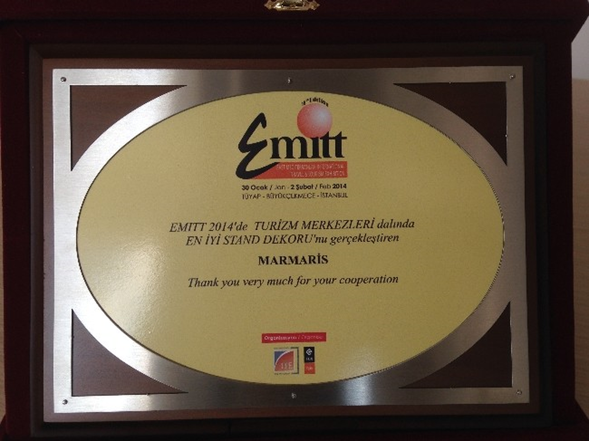 Marmaris Turizm Birliği\'ne En İyi Stand Dekoru Ödülü