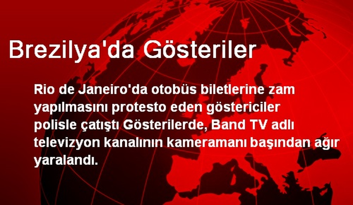 Brezilya\'da Gösteriler