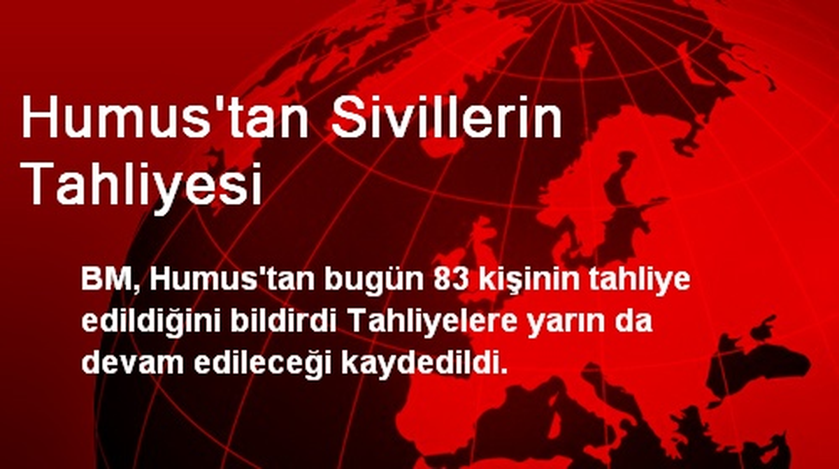 Humus\'tan Sivillerin Tahliyesi