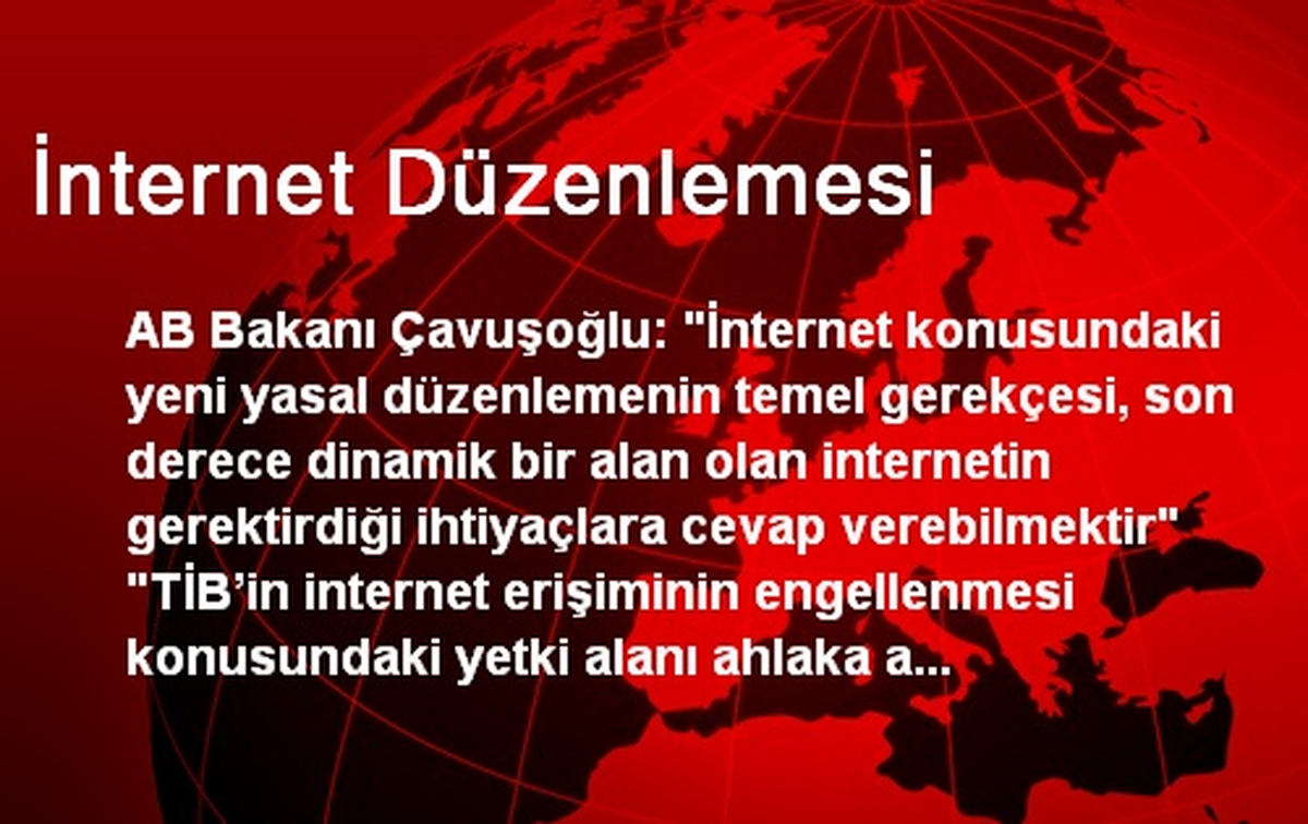 İnternet Düzenlemesi