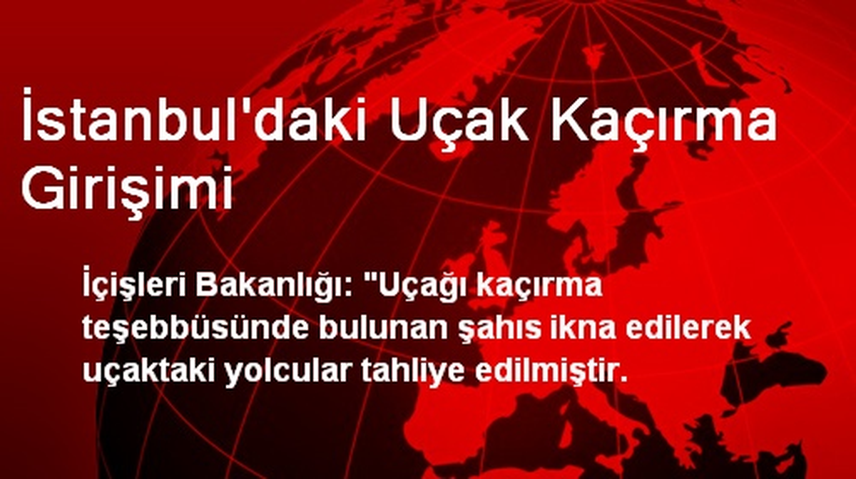 Hava Korsanı Yakalandı