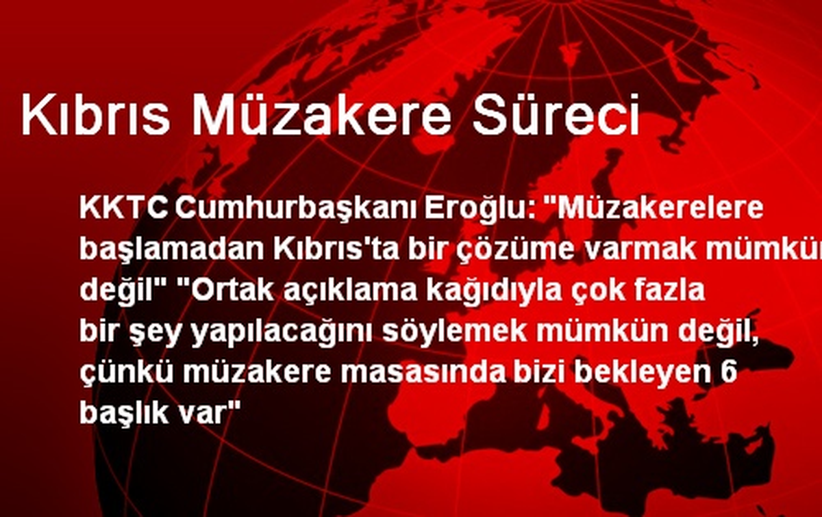 Kıbrıs Müzakere Süreci