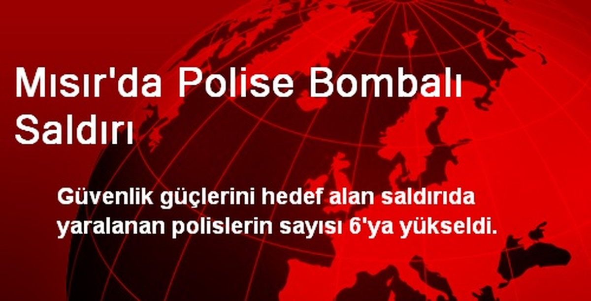 Mısır\'da Polise Bombalı Saldırı