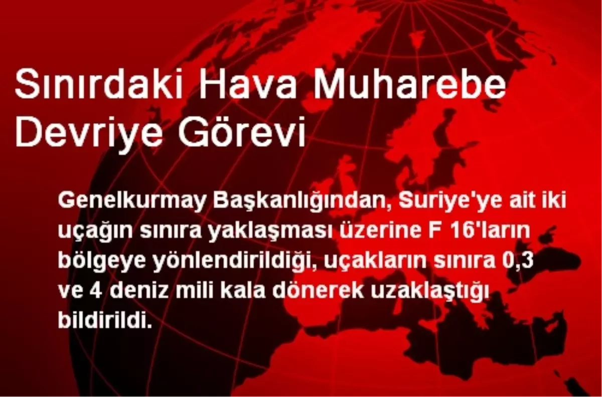 Sınırdaki Hava Muharebe Devriye Görevi