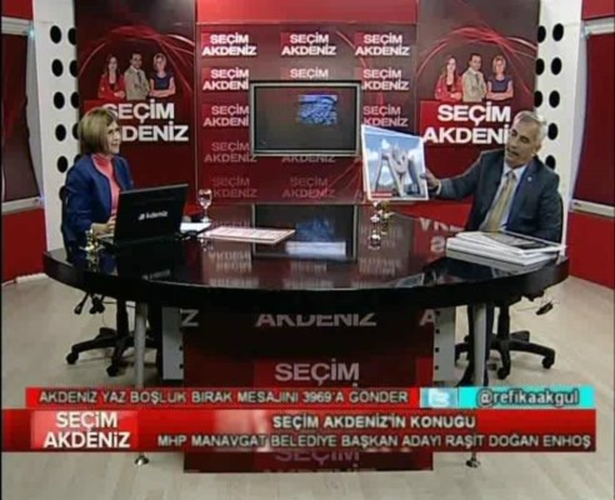 Raşit Enhoş Akdeniz TV\'de Projelerini Seçmenleri İle Paylaştı