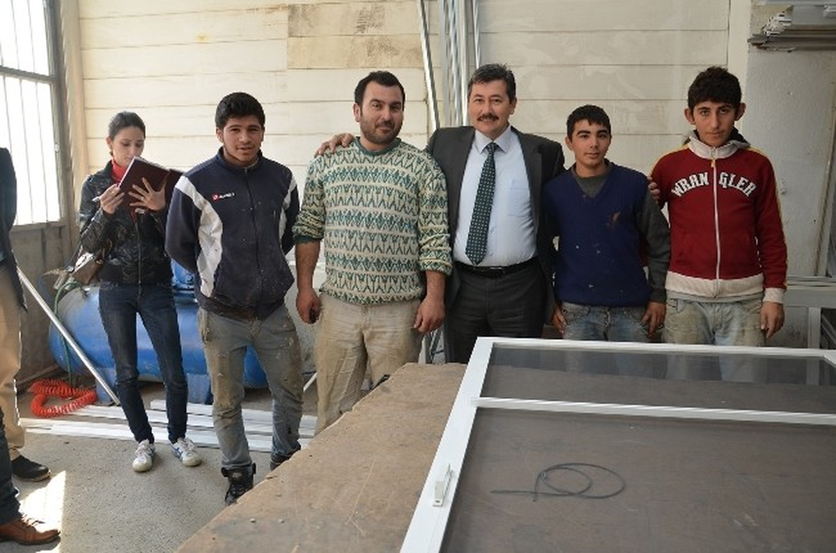 Ak Partili Döver Akbüklü Sanayi Esnafına Ziyaret Etti