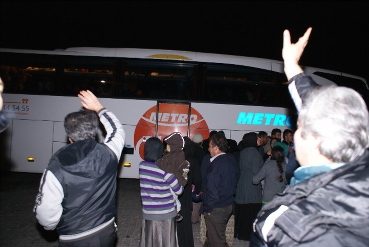 Aksaray\'da Asker Uğurlama Heyecanı