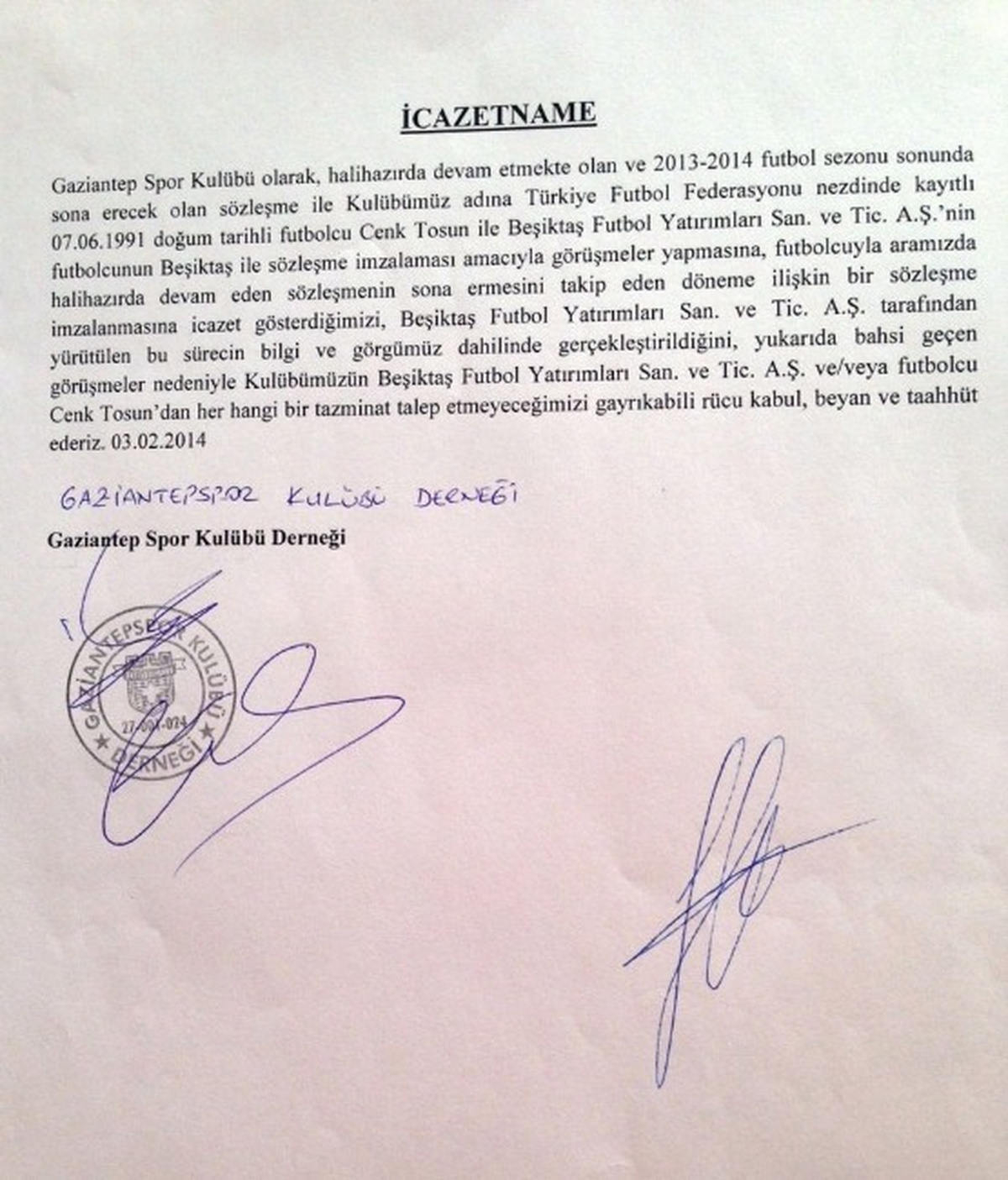 Beşiktaş\'tan, İbrahim Kızıl\'a Cevap