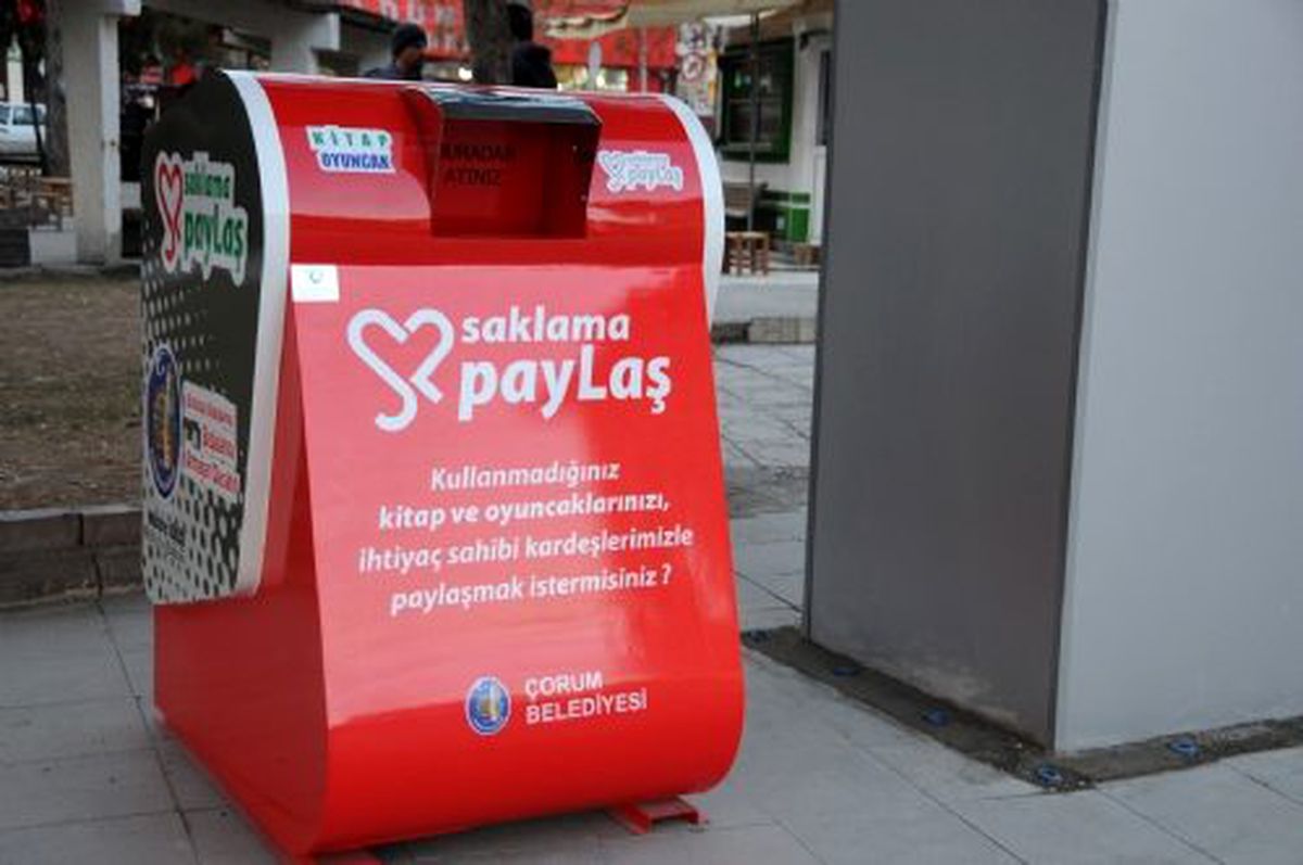 Çorum Belediyesi\'nden "Saklama Paylaş" Kampanyası