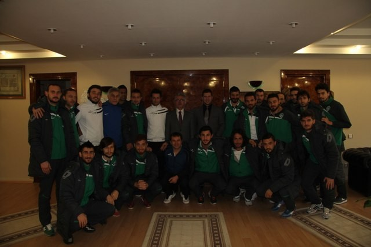 Kırklarelispor\'dan Başkan Çağlayan\'a Ziyaret