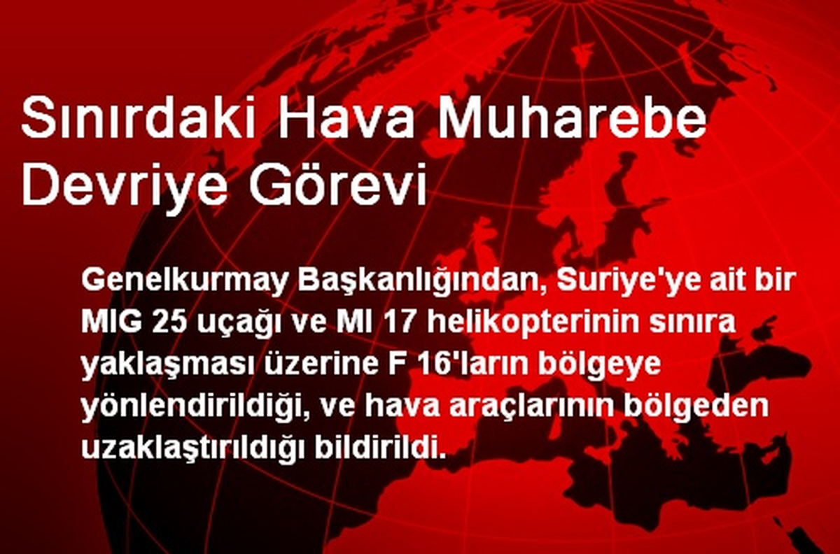 Sınırdaki Hava Muharebe Devriye Görevi