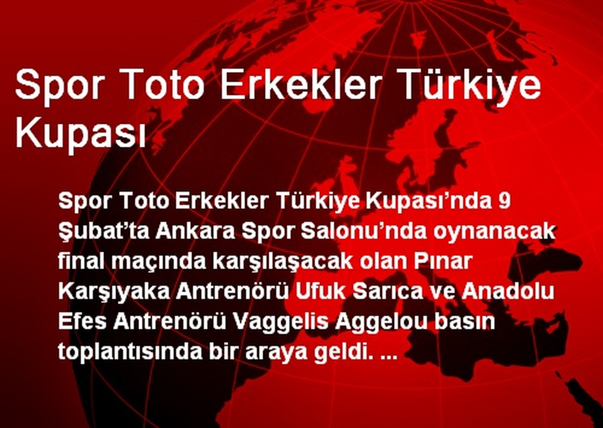 Spor Toto Erkekler Türkiye Kupası