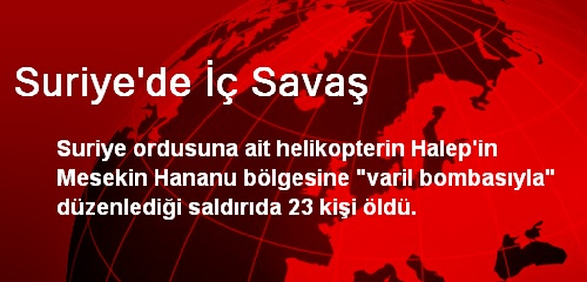 Suriye\'de İç Savaş
