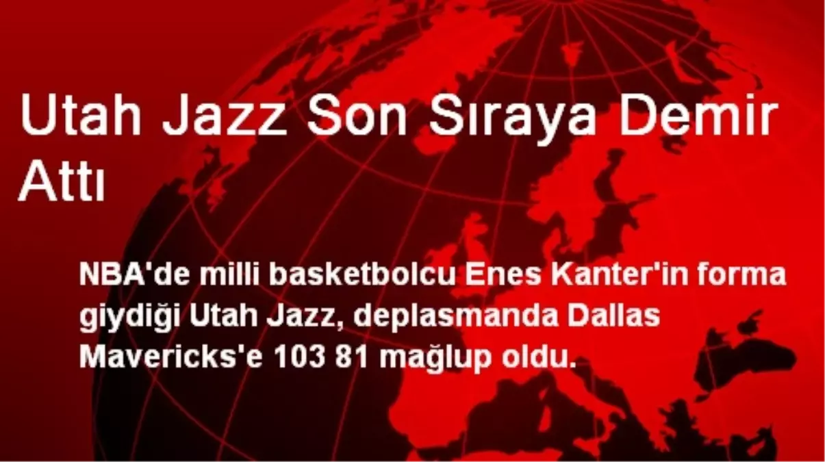 Utah Jazz Son Sıraya Demir Attı