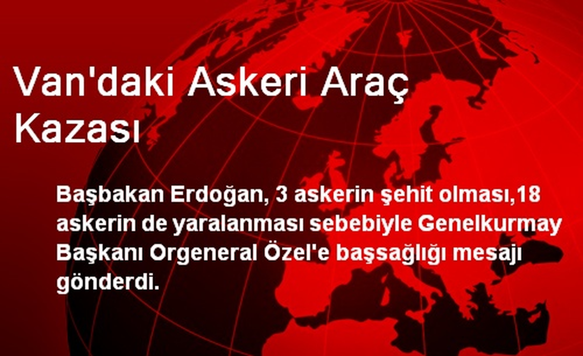 Van\'daki Askeri Araç Kazası