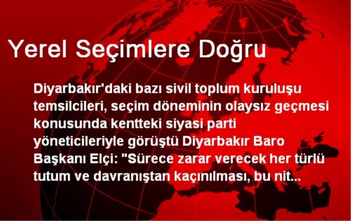 Yerel Seçimlere Doğru
