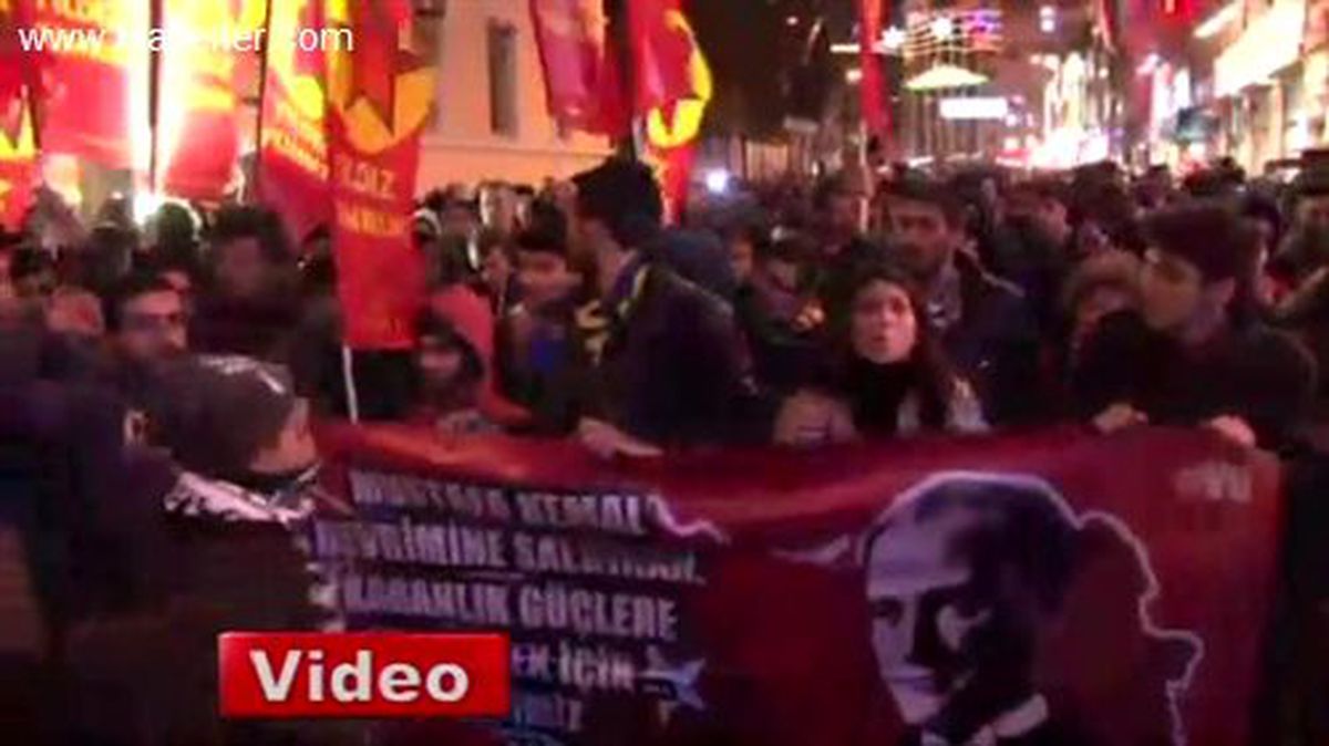Taksim\'de Polis Müdahalesi