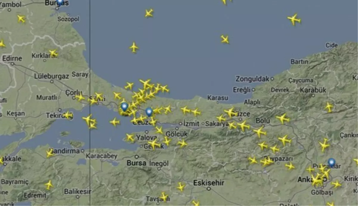 Türk Hava Sahası 'Yarım Dakika' Boş Kalmadı