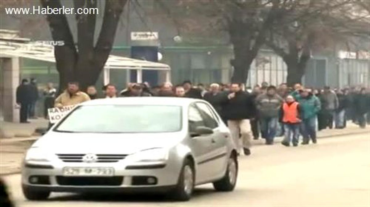Bosna Hersek\'te Protestolar