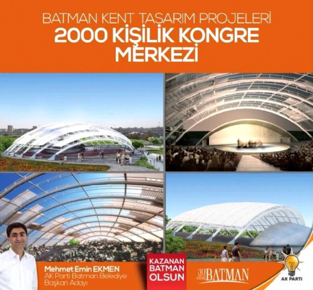 Ekmen;"2000 Kişilik Kongre Merkezi İnşa Edeceğiz"