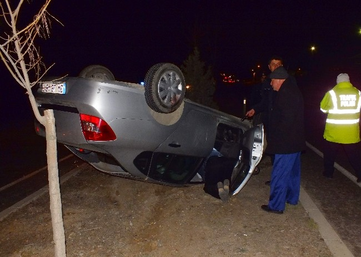 Kediye Çarpmamak İsterken Kaza Yaptı: 4 Yaralı