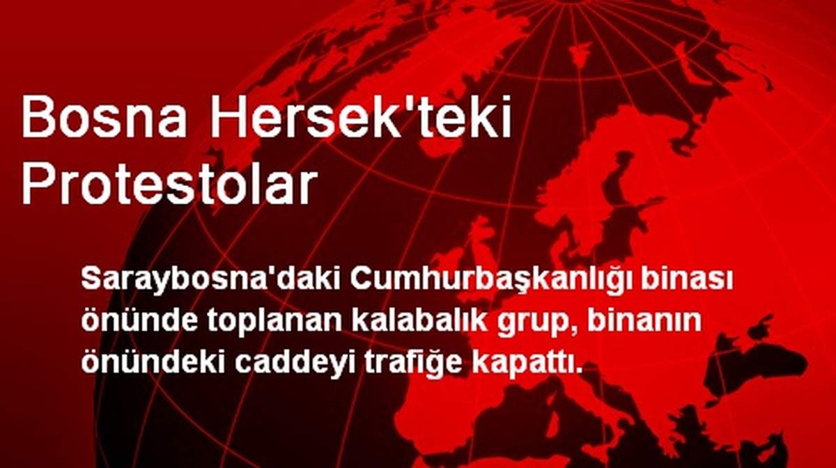 Bosna Hersek\'teki Protestolar