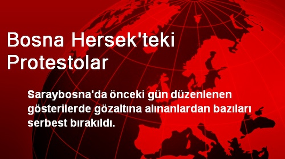 Bosna Hersek\'teki Protestolar
