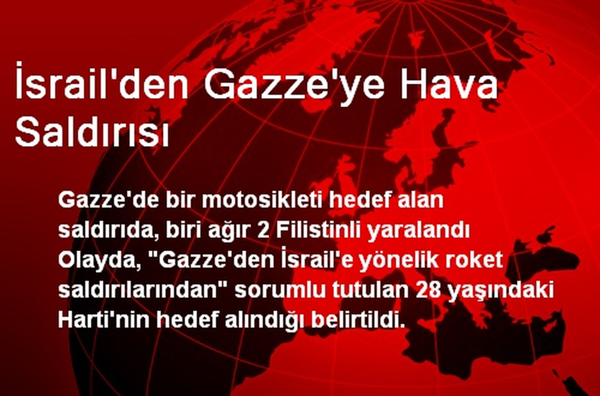 İsrail\'den Gazze\'ye Hava Saldırısı