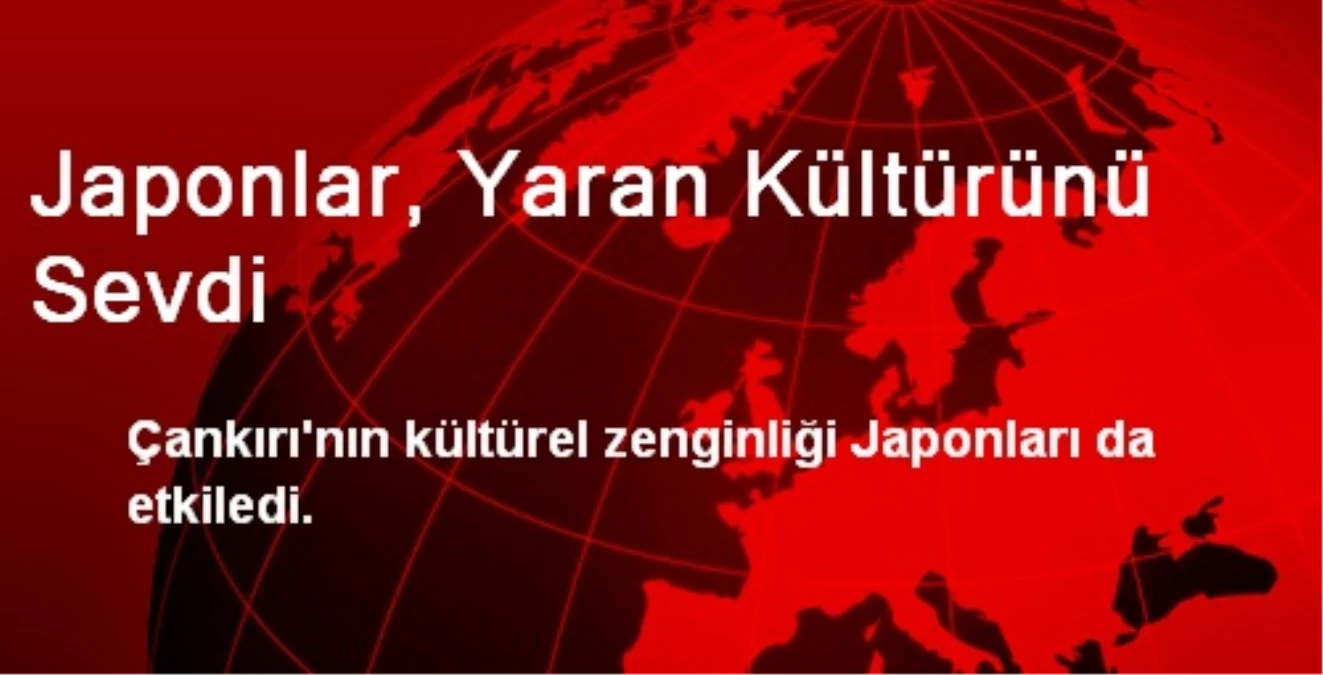 Japonlar, Yaran Kültürünü Sevdi