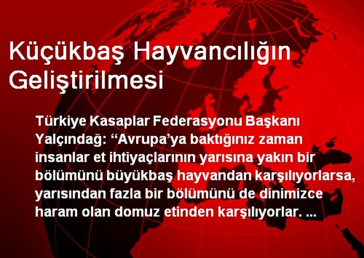 Küçükbaş Hayvancılığın Geliştirilmesi