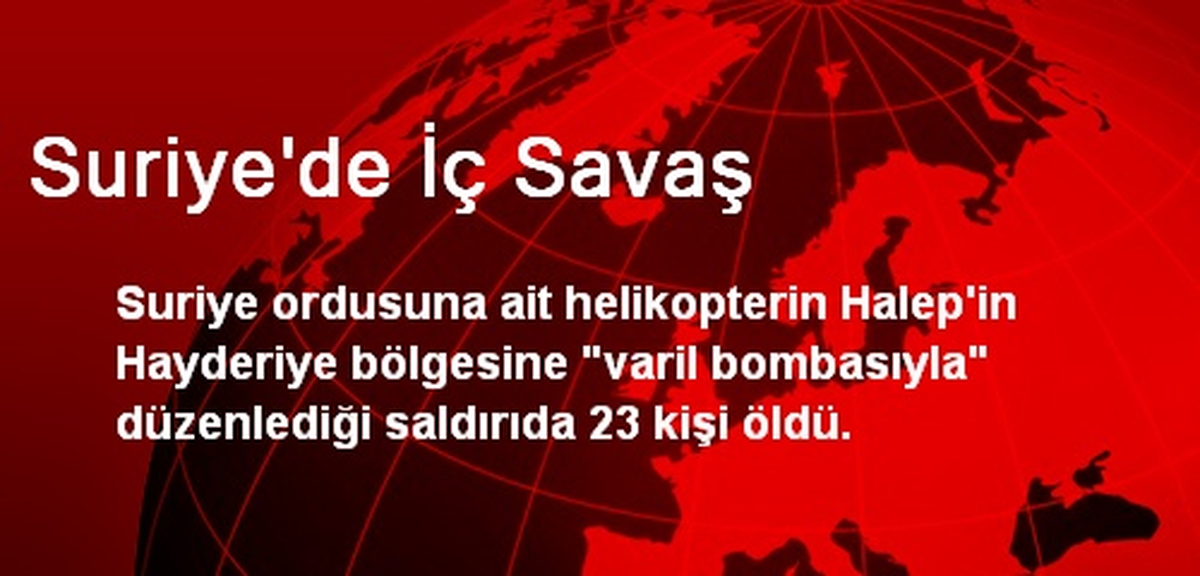 Suriye\'de İç Savaş