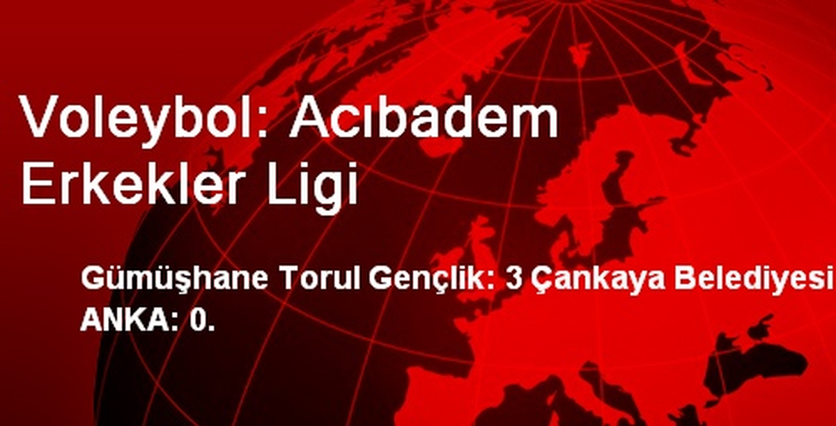 Voleybol: Acıbadem Erkekler Ligi