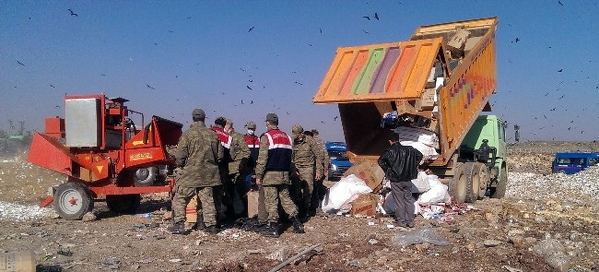 Sigarayı Bırakma Gününde Jandarma Sigara İmha Etti