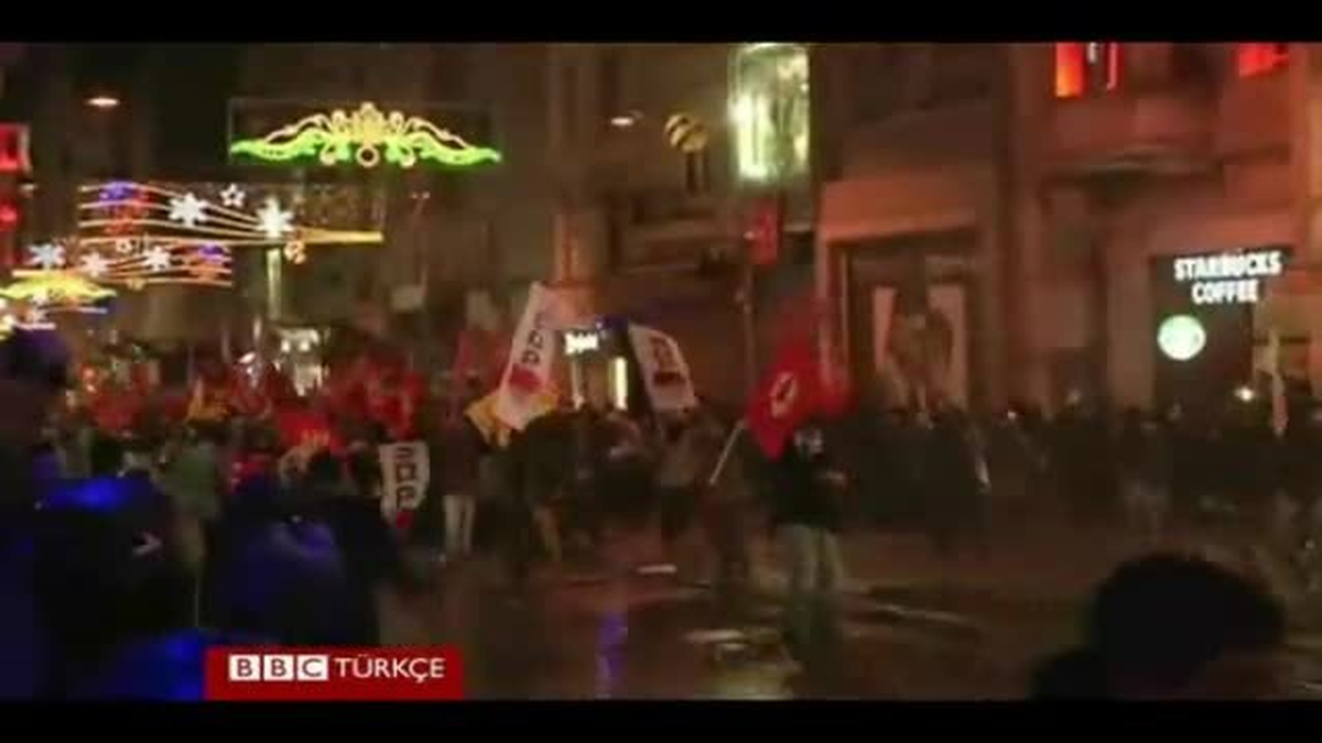 Taksim\'de Polis Müdahalesi