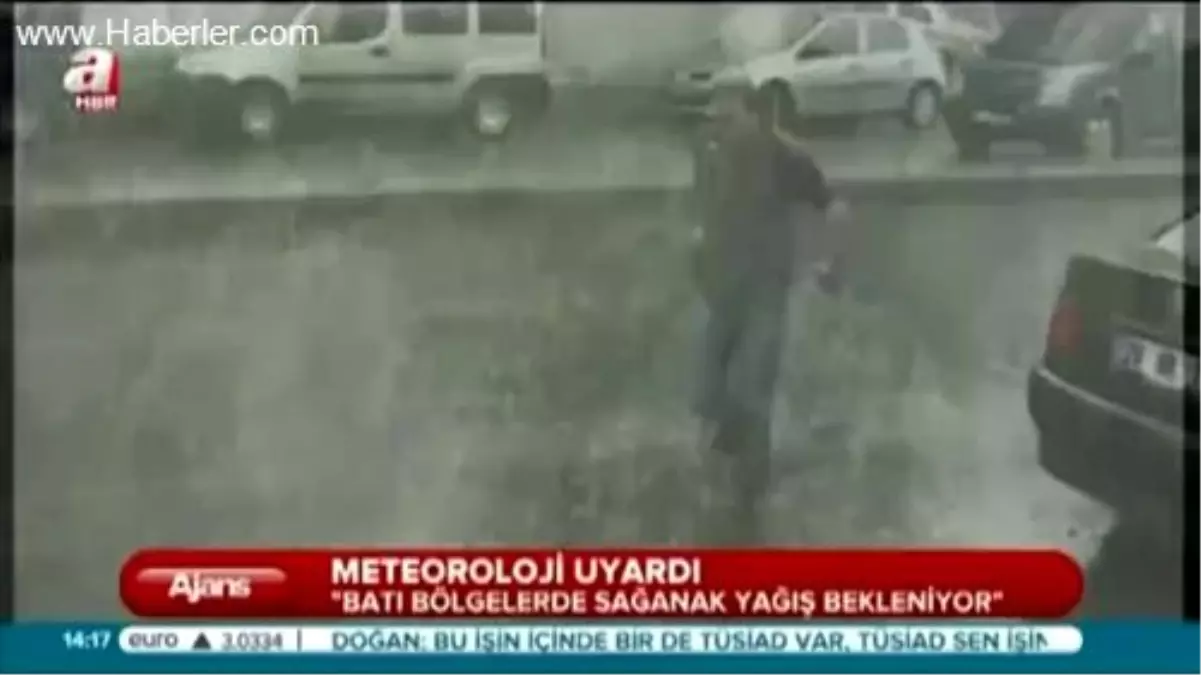 Batı\'da Sağanak Yağış Bekleniyor