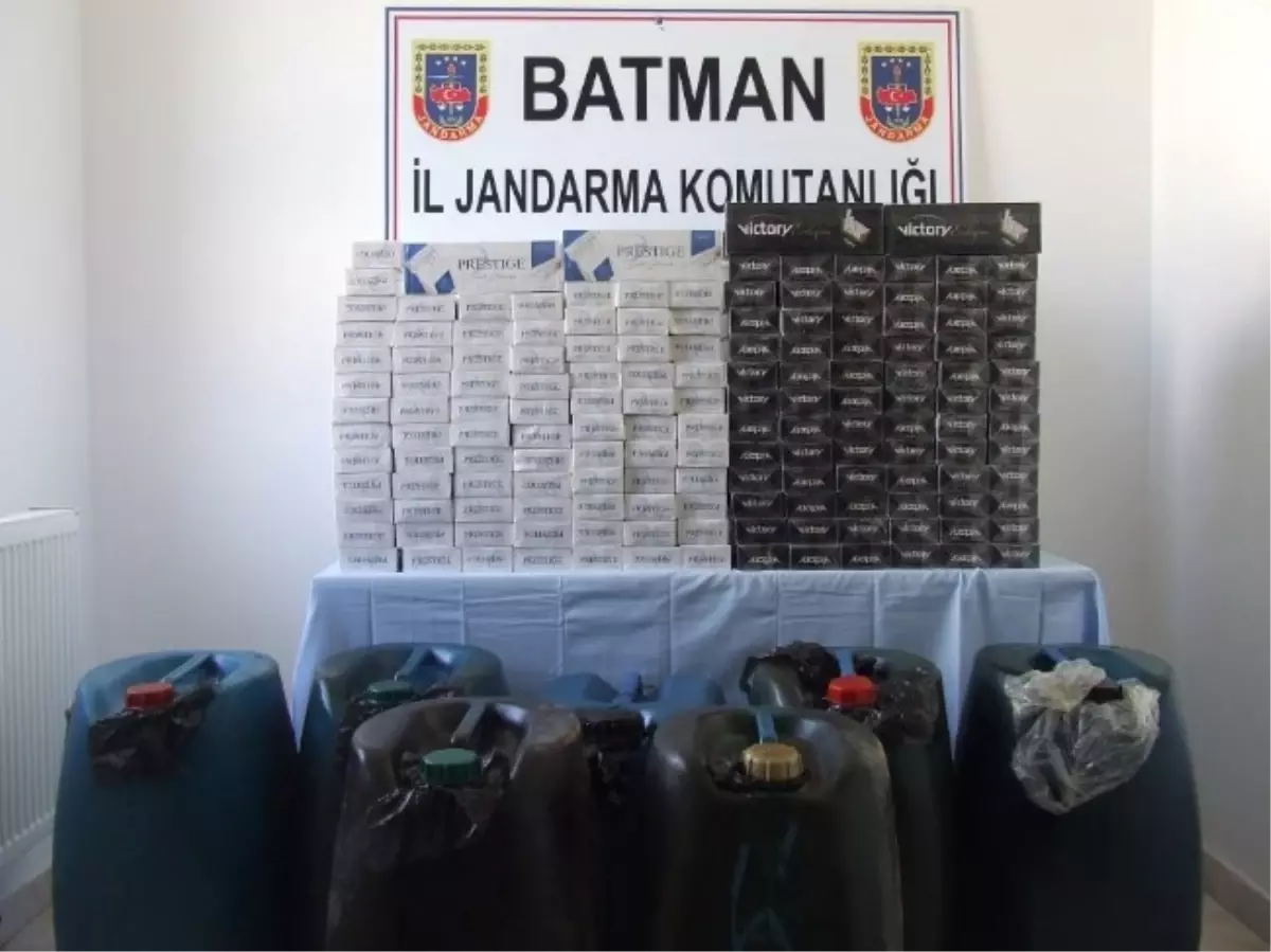 Batman\'da 520 Litre Kaçak Akaryakıt Ele Geçirildi